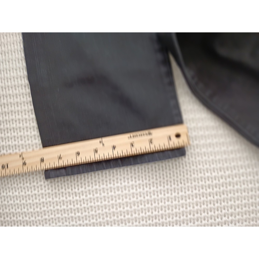 Quince Black High Rise Flare Leg Organic Cotton Blend Jeans Size 27 - Picture 8 of 9